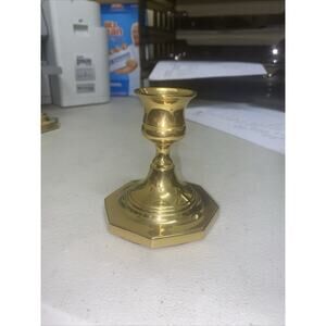 3” Carolina Brass Candlestick